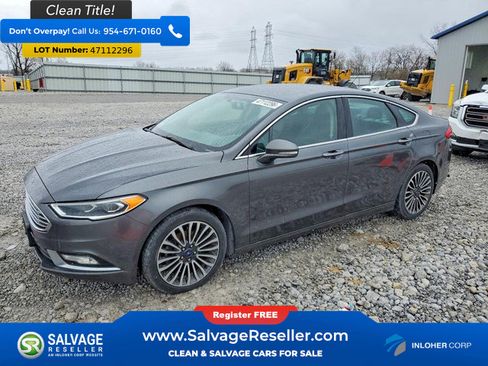 Used 2017 Ford Fusion SE w/ Fusion SE Technology Package image 1