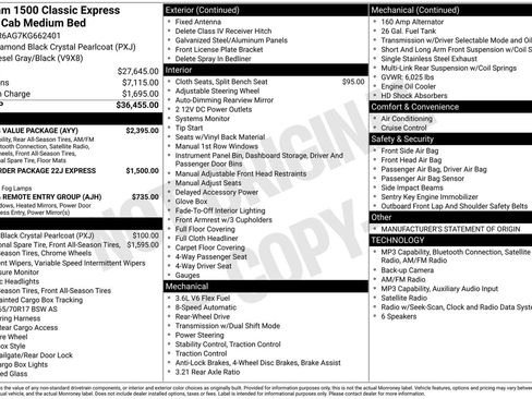 Used 2019 RAM 1500 Express w/ Express Value Package RWD image 1