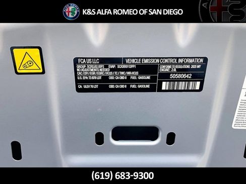 New 2025 Alfa Romeo Stelvio Sprint w/ Veloce Package image 14
