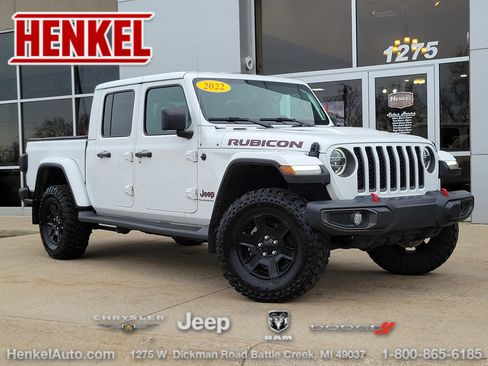 Used 2022 Jeep Gladiator Rubicon w/ LED Lighting Group image 1