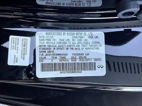 Used 2022 INFINITI Q60 3.0t Luxe w/ Essential Package image 35