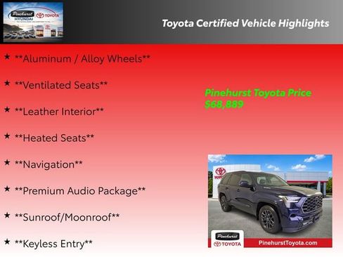 Certified 2024 Toyota Sequoia Platinum AWD/4WD image 36