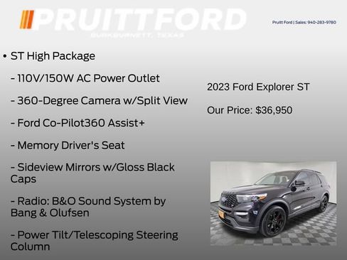 Used 2023 Ford Explorer ST w/ Equipment Group 401A image 19