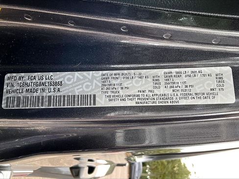 Used 2022 Jeep Gladiator Overland w/ Popular Equipment Package image 16