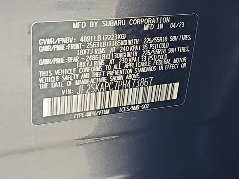 Certified 2023 Subaru Forester Limited AWD/4WD image 44