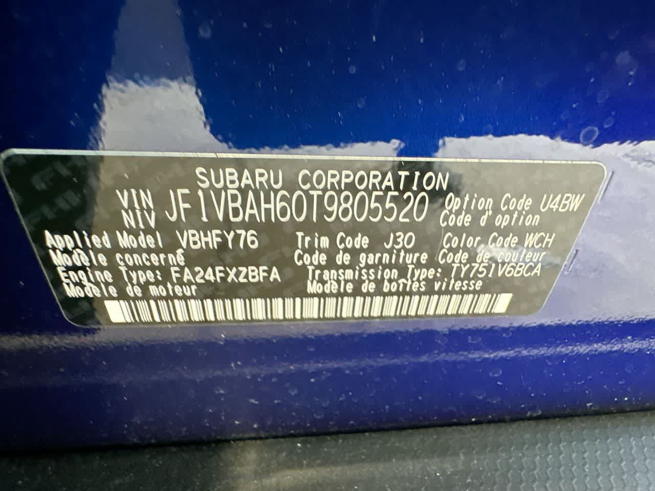 New 2026 Subaru WRX Premium AWD/4WD image 29