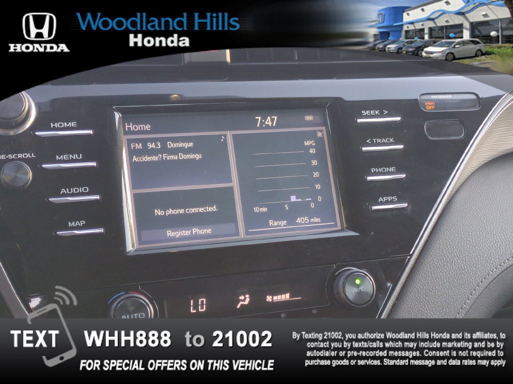 Used 2019 Toyota Camry SE w/ Carpet Mat Package FWD image 15