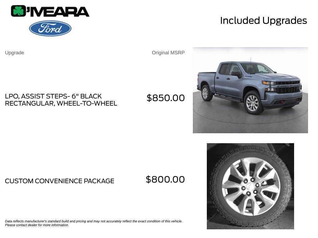 Used 2020 Chevrolet Silverado 1500 Custom w/ Custom Convenience Package AWD/4WD image 4