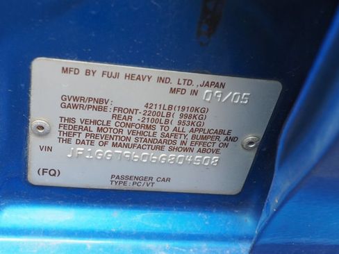 Used 2006 Subaru Impreza WRX Wagon AWD/4WD image 6