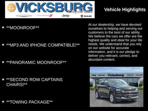 Used 2022 Jeep Grand Cherokee L Limited w/ Trailer Tow Group (B) AWD/4WD image 19