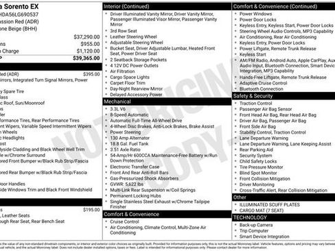 Used 2020 Kia Sorento EX image 35