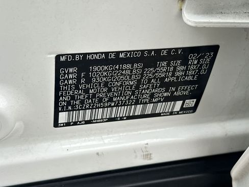 Certified 2023 Honda HR-V Sport image 33