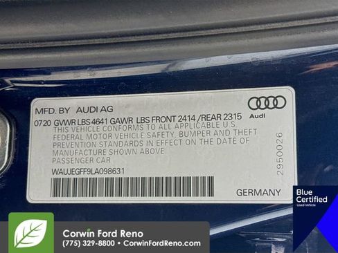 Used 2020 Audi A3 2.0T Premium Plus w/ Premium Plus Package image 37