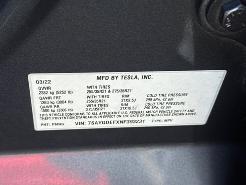 Used 2022 Tesla Model Y Performance AWD/4WD image 30
