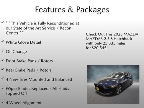 Certified 2023 MAZDA MAZDA3 s FWD image 4