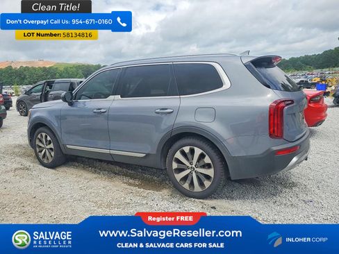 Used 2020 Kia Telluride S w/ S 8 Passenger Seating Package FWD image 3