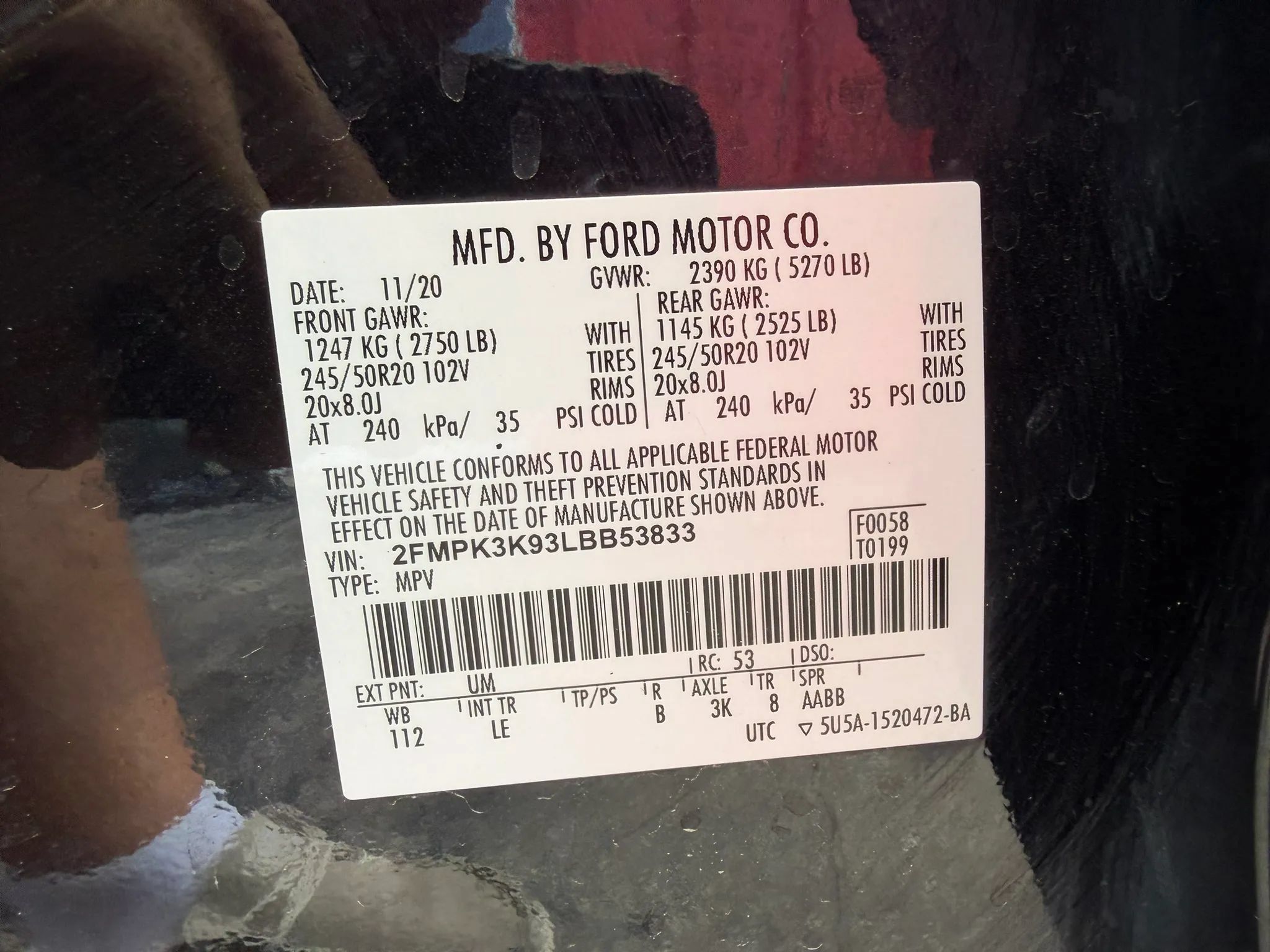 Used 2020 Ford Edge Titanium FWD image 24