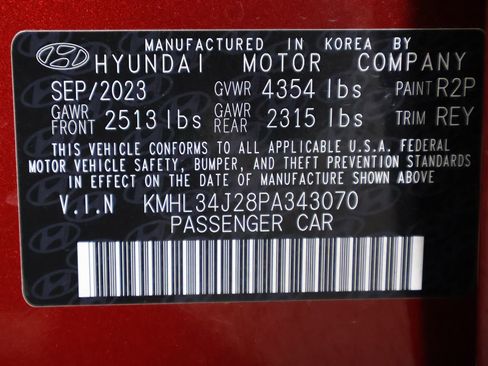 Used 2023 Hyundai Sonata Limited w/ Cargo Package FWD image 53
