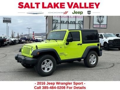 Used 2016 Jeep Wrangler Sport w/ Quick Order Package 24S