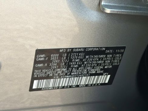 New 2026 Subaru Ascent Limited image 26