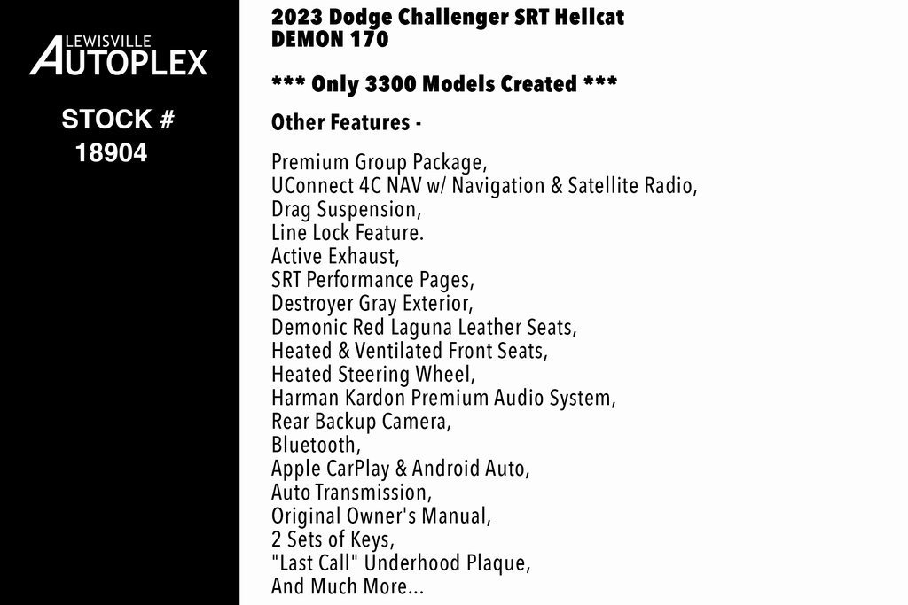 Used 2023 Dodge Challenger SRT Hellcat Redeye RWD image 3
