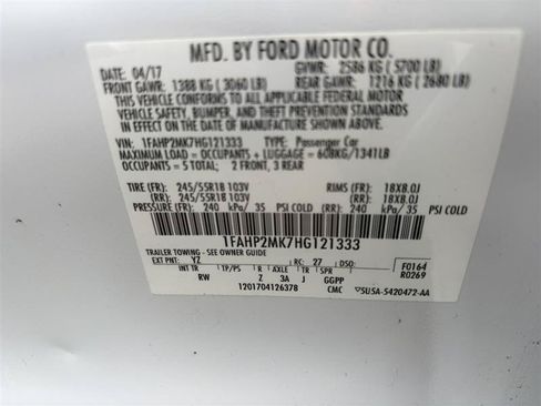 Used 2017 Ford Taurus Police Interceptor AWD image 14