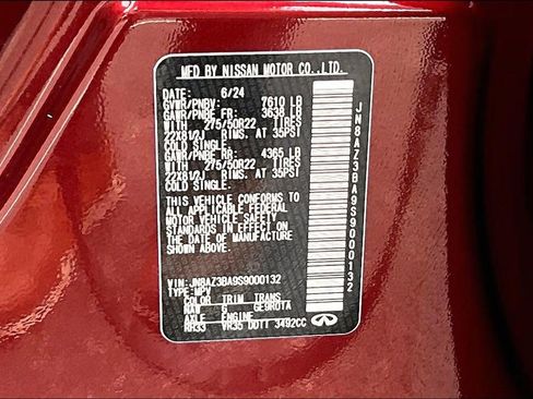 Certified 2025 INFINITI QX80 Luxe image 46