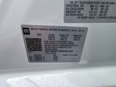 Certified 2021 GMC Sierra 1500 SLT w/ SLT Premium Package image 32