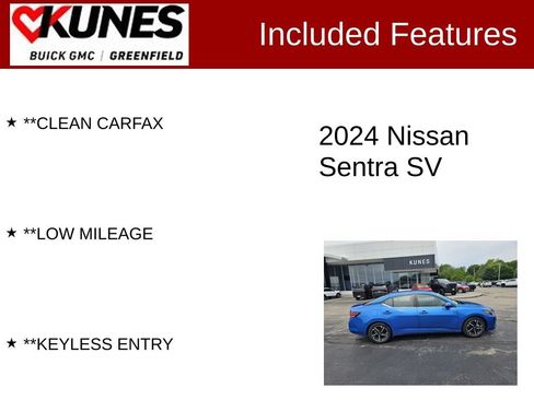 Used 2024 Nissan Sentra SV FWD image 3