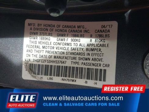 Used 2017 Honda Civic LX image 18