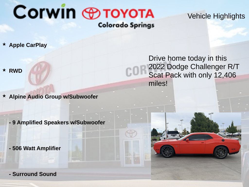 Used 2022 Dodge Challenger R/T Scat Pack RWD image 6