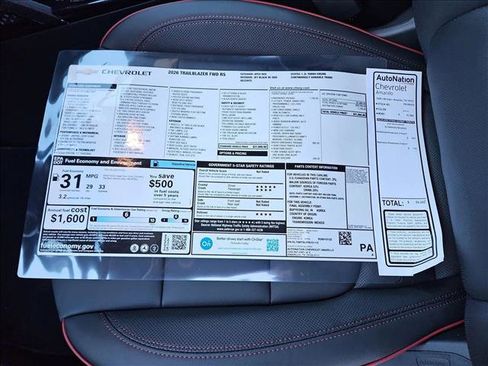 New 2026 Chevrolet TrailBlazer RS w/ Convenience Package image 17