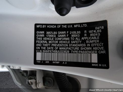 Used 2018 Honda Civic EX image 23