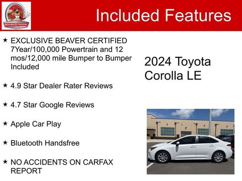 Used 2024 Toyota Corolla LE FWD image 5