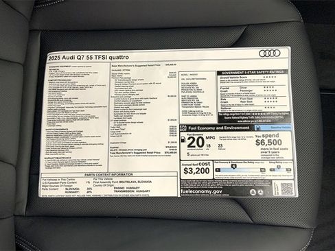 New 2025 Audi Q7 3.0T Premium Plus image 15