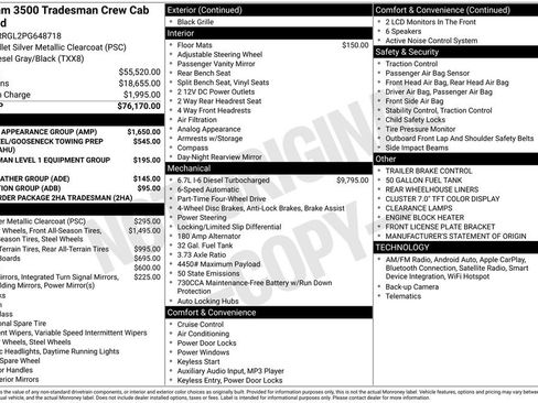 Used 2023 RAM 3500 Tradesman w/ Chrome Appearance Group image 4