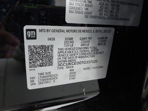 New 2026 Chevrolet Silverado 1500 Custom Trail Boss AWD/4WD image 34