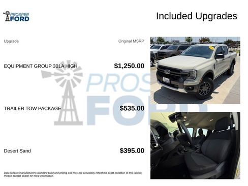 New 2025 Ford Ranger XLT w/ Equipment Group 301A High RWD image 37