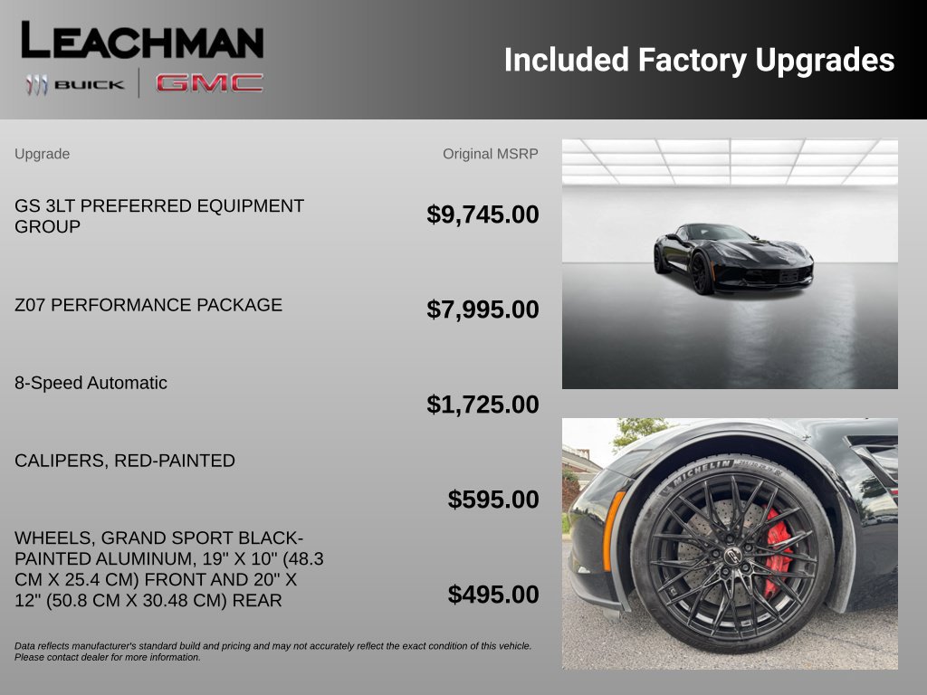 Used 2017 Chevrolet Corvette Grand Sport RWD image 10