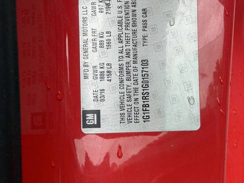 Used 2016 Chevrolet Camaro LT RWD image 12