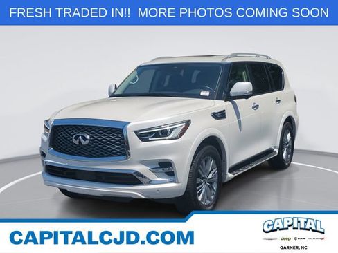 Used 2023 INFINITI QX80 Luxe w/ Cargo Package RWD image 1