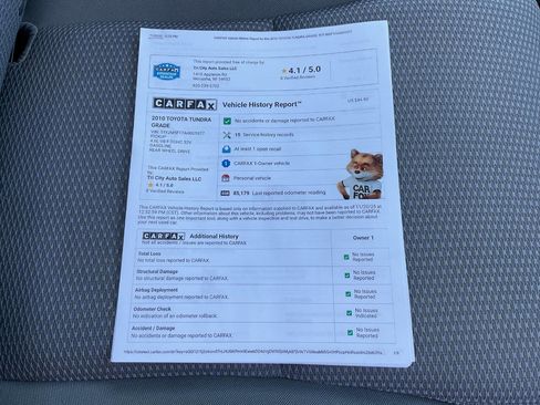 Used 2010 Toyota Tundra 2WD Regular Cab image 37