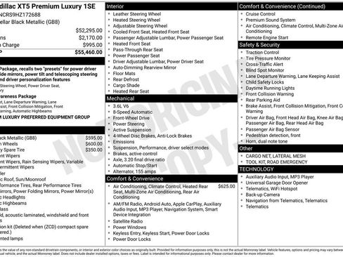 Used 2017 Cadillac XT5 Premium Luxury image 29