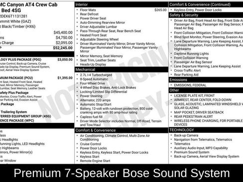 New 2026 GMC Canyon AT4 w/ Technology Plus Package AWD/4WD image 7