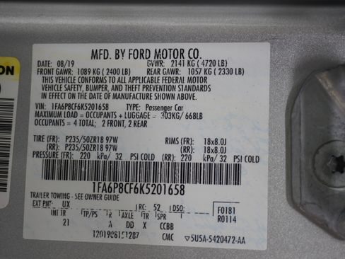 Used 2019 Ford Mustang GT RWD image 30