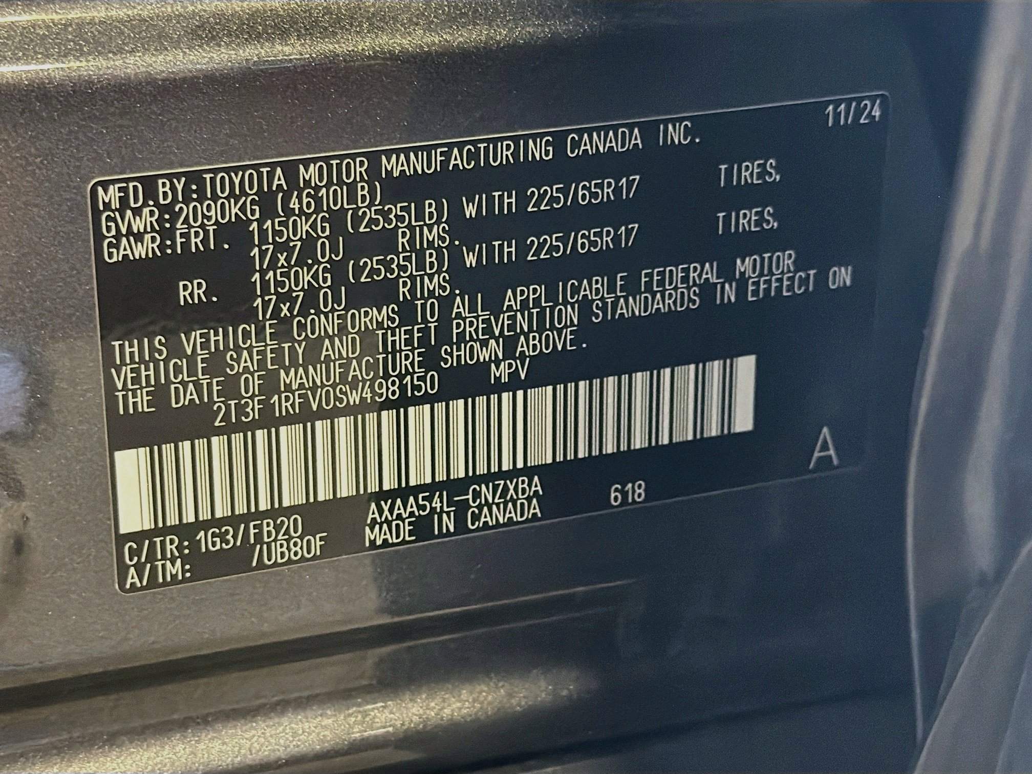 Used 2025 Toyota RAV4 LE AWD/4WD image 12
