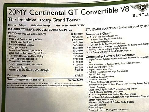 Used 2020 Bentley Continental GT image 11