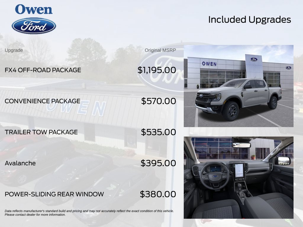 New 2026 Ford Ranger XLT w/ FX4 Off-Road Package AWD/4WD image 4