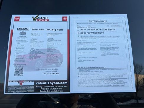 Used 2024 RAM 2500 Big Horn w/ Sport Appearance Package image 38