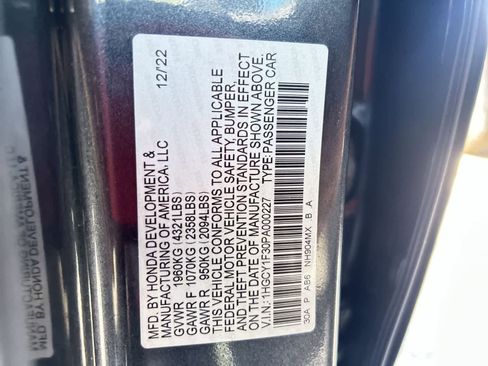 Certified 2023 Honda Accord EX image 2